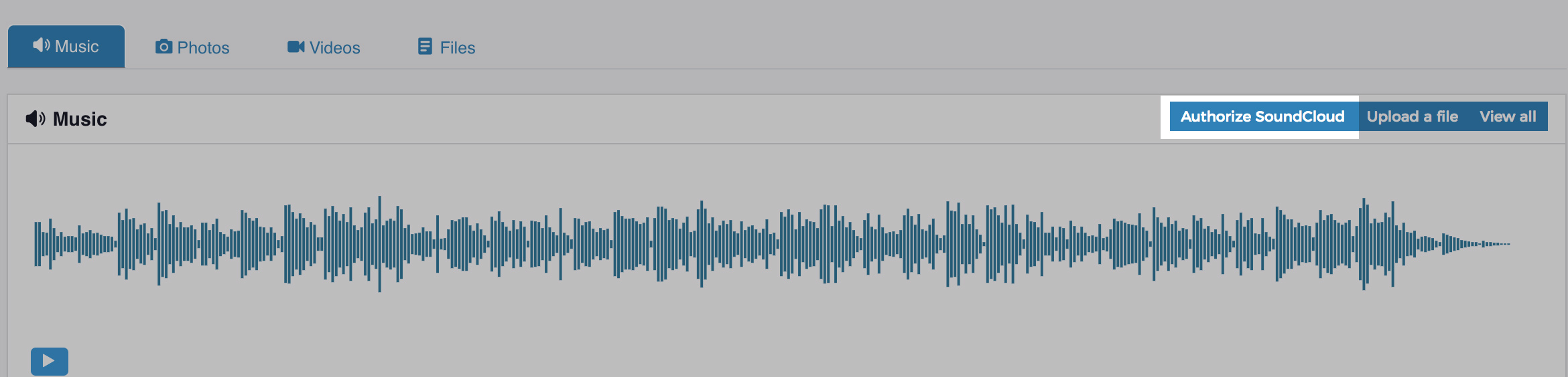 Connect with Soundcloud